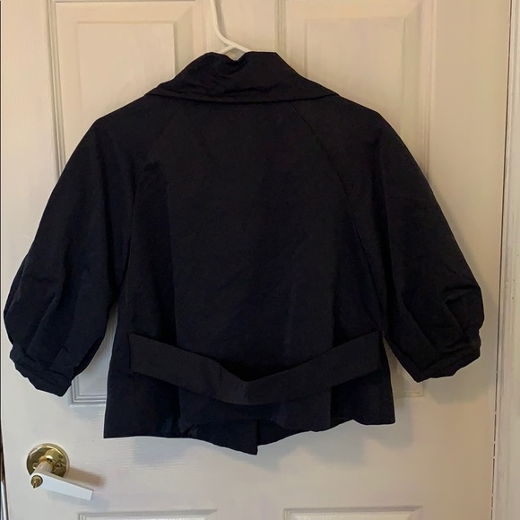 Club Monaco cropped jacket - navy - Picture 2 of 7